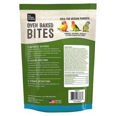 All Living Things® Oven Baked Bites Conure & Lovebird Diet